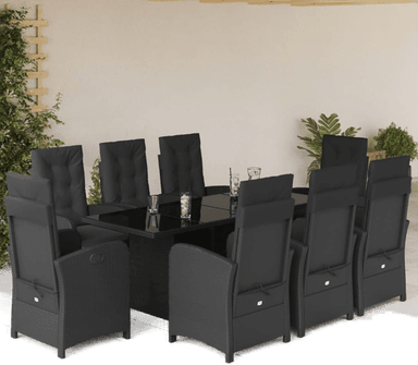 Vidaxl Hagespisegruppe 9 deler