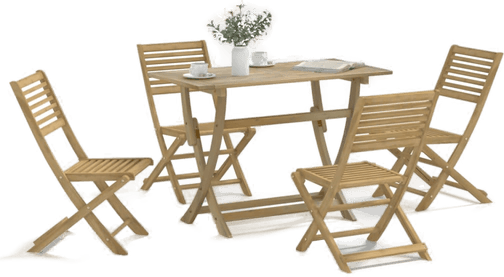 Vidaxl Hagespisegruppe 5 deler