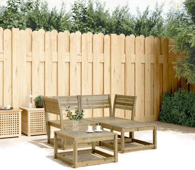 Vidaxl Hagesofasett 3 deler