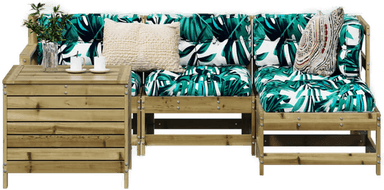 Vidaxl Hagesofagruppe 5 deler