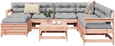 Vidaxl Hagesofasett 8 deler