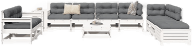 Vidaxl Hagesofasett 11 deler