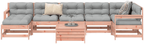 Vidaxl Hagesofasett 8 deler