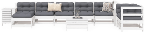 Vidaxl Hagesofasett 10 deler