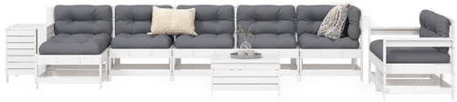 Vidaxl Hagesofasett 10 deler