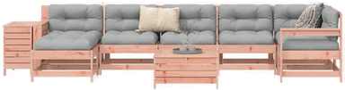 Vidaxl Hagesofasett 9 deler
