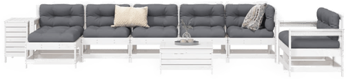 Vidaxl Hagesofasett 10 deler