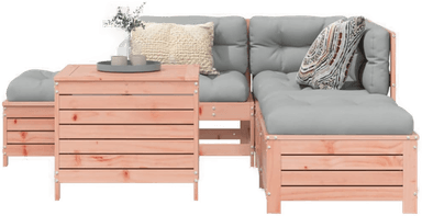 Vidaxl Hagesofasett 6 deler