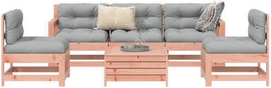Vidaxl Hagesofasett 6 deler