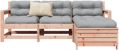 Vidaxl Hagesofagruppe 4 deler