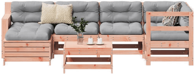 Vidaxl Hagesofasett 7 deler