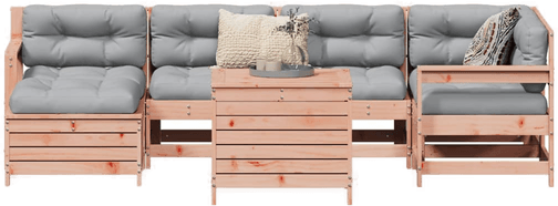 Vidaxl Hagesofasett 7 deler