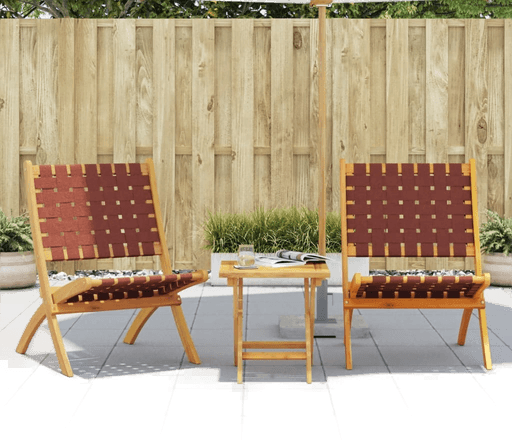 Vidaxl Solsenger 2 stk mørkerød