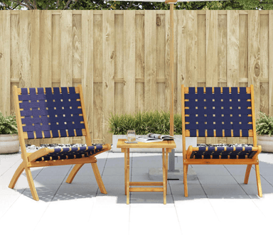 Vidaxl Solsenger 2 stk mørkeblå