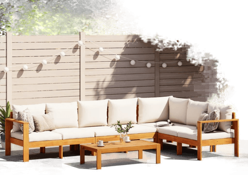 Vidaxl Hagesofasett 5 deler