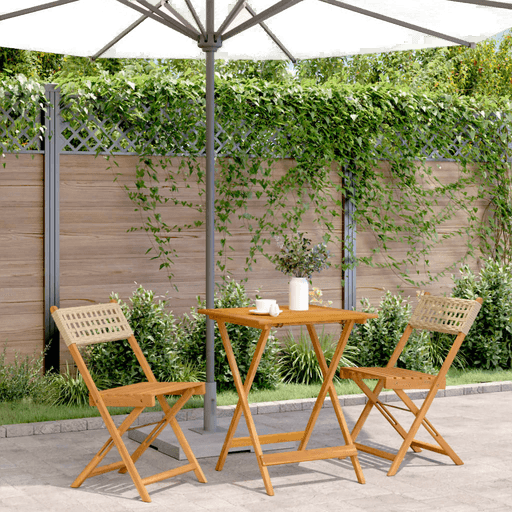 Vidaxl Bistrosett 3 deler beige