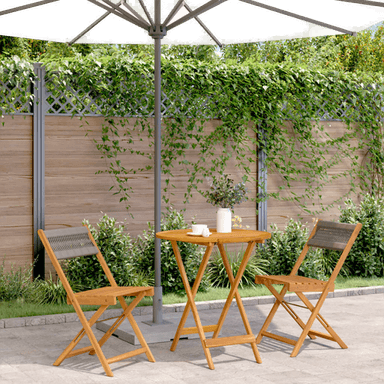 Vidaxl Bistrosett 3 deler grå