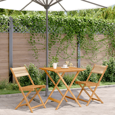 Vidaxl Bistrosett 3 deler beige