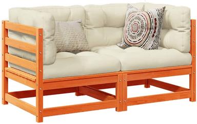 Vidaxl Hagesofasett 2 deler