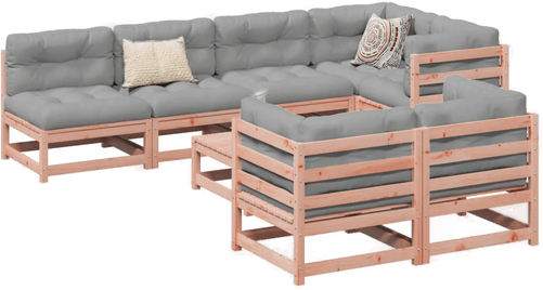 Vidaxl Hagesofasett 8 deler