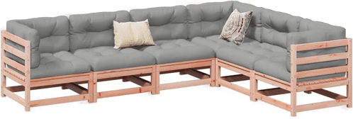 Vidaxl Hagesofasett 6 deler