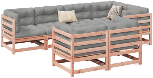 Vidaxl Hagesofasett 7 deler