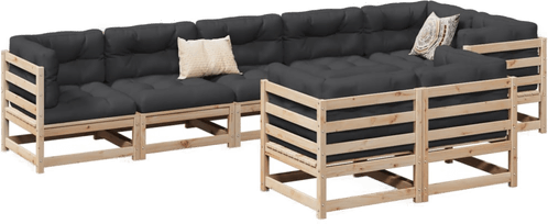 Vidaxl Hagesofasett 8 deler
