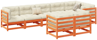 Vidaxl Hagesofasett 8 deler