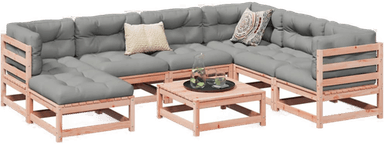 Vidaxl Hagesofasett 8 deler