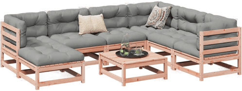 Vidaxl Hagesofasett 8 deler