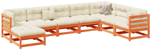 Vidaxl Hagesofasett 8 deler