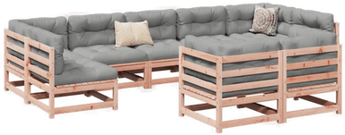 Vidaxl Hagesofasett 9 deler