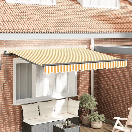 Vidaxl Innvendbar Markise Gul 250 x 200 cm