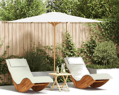 Vidaxl Solstol 2-pk Brun