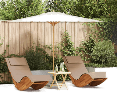 Vidaxl Solstol 2-pk Brun