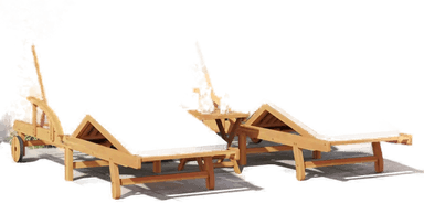 Vidaxl Solstol 3 pcs Gråbrun