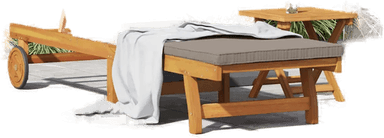 Vidaxl Solstol 1-person Brun