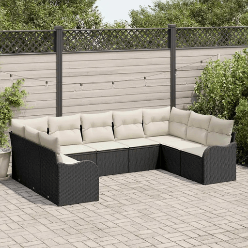 Vidaxl Hagesofa Set 9 pcs