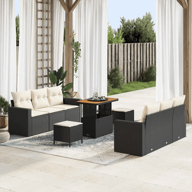 Vidaxl Hagesofa Set 9 pcs