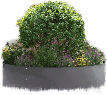 Vidaxl Plante ring 80 x 80 cm