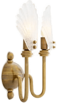 Eichholtz Isabelle vegglampe antikk messing