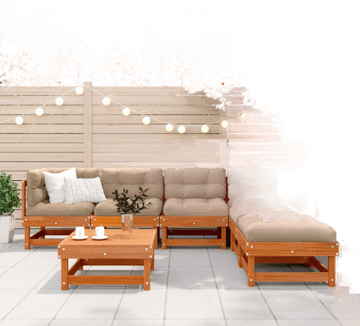 Vidaxl Hage lounge sett 7 pcs