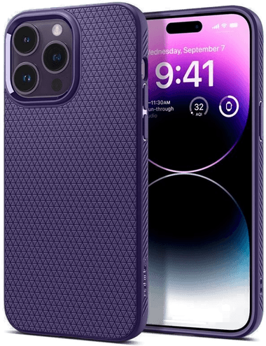 Spigen Liquid Air iPhone 14 Pro - Lilla