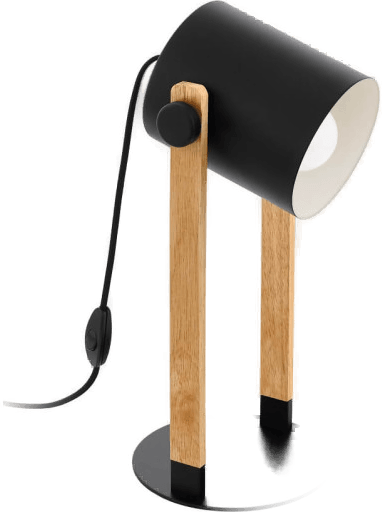 Eglo Bordlampe hornved 42 cm svart/brun