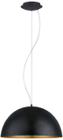 Eglo Gaetano 1 Ø530 mm svart/gull