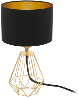 Eglo Carlton 2 bordlampe svart/gull