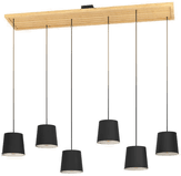 Eglo Camarioca Takpendel Svart/Tre