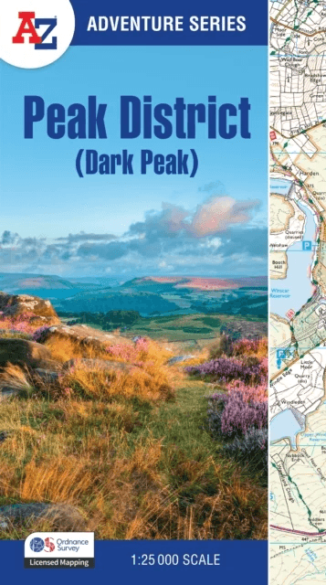 Peak District (Dark Peak) av A-Z Maps