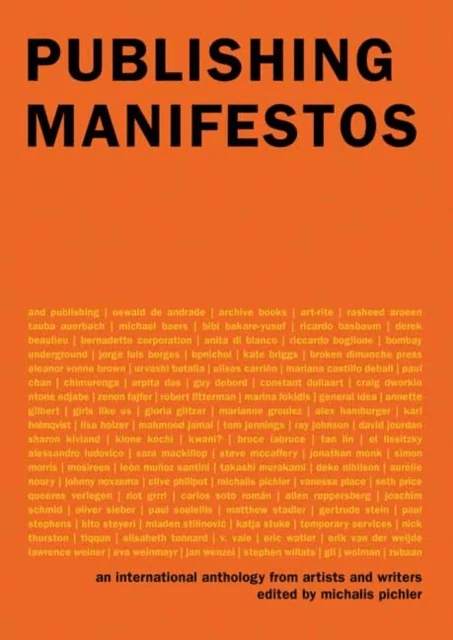 Publishing Manifestos av Michalis Pichler