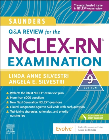 Saunders Q & A Review for the NCLEX-RN¿ Examination av Linda Anne (Nursing Instructor University of Nevada Las Vegas Las Nevada Silvestri, Nursing